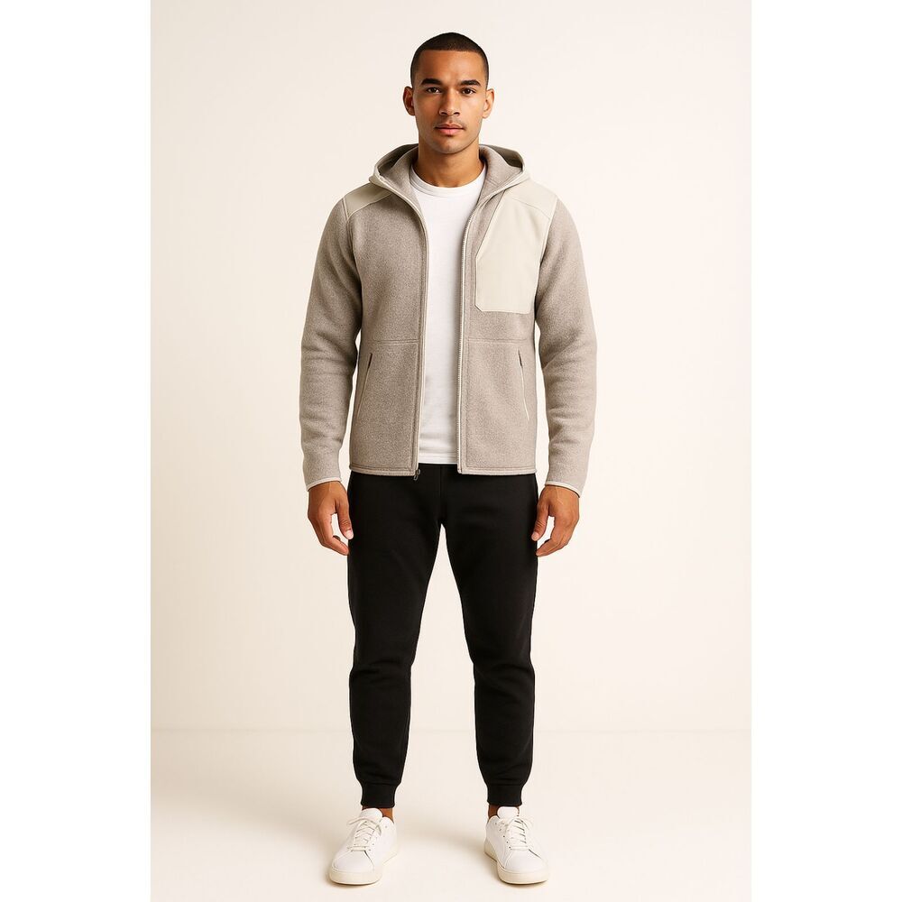 Lululemon | Tundra Trek Wool Blend Hooded Full Zip Jacket Gray Size XS | EUC